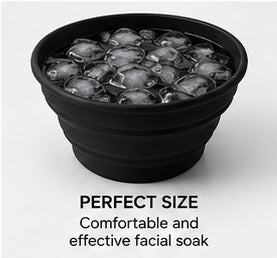 Silicone Facial Ice Bowl – Reusable Ice Face Bath Bowl for Skincare